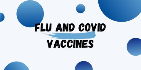 flu and covid vaccines graphic